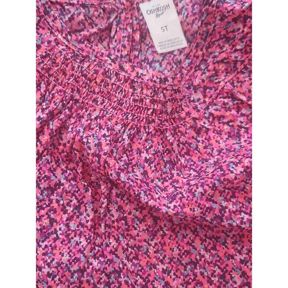 OshKosh Bgosh Multi Design Colored Short Sleeved Shirt - Size 5T - Picture 3 of 3